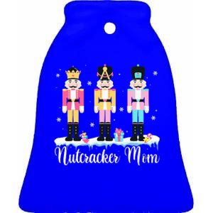 Christmas Nutcracker Mom Ballet Dance Costume Xmas Holiday Ceramic Bell Ornament