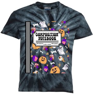 Composition Notebook Matching Halloween Costume For Teachers Kids Tie-Dye T-Shirt