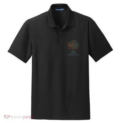 Celebrate Neurodiversity Mental Health Autism Awareness Dry Zone Grid Polo