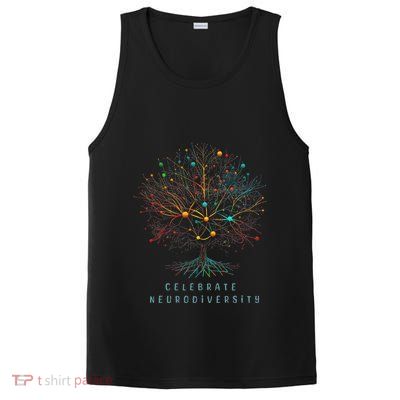 Celebrate Neurodiversity Mental Health Autism Awareness PosiCharge Competitor Tank