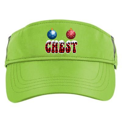 Chest Nuts Matching Chestnuts Funny Christmas Couples Nuts Cool Gift Adult Drive Performance Visor