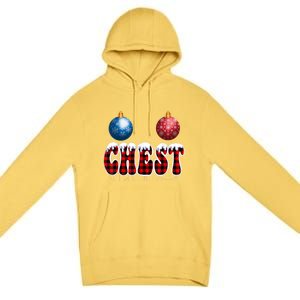 Chest Nuts Matching Chestnuts Funny Christmas Couples Nuts Cool Gift Premium Pullover Hoodie