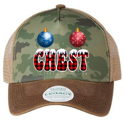 Chest Nuts Matching Chestnuts Funny Christmas Couples Nuts Cool Gift Legacy Tie Dye Trucker Hat