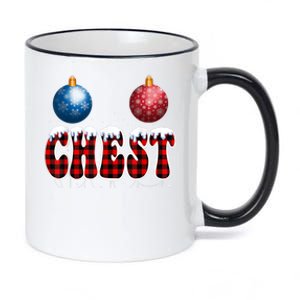 Chest Nuts Matching Chestnuts Funny Christmas Couples Nuts Cool Gift 11oz Black Color Changing Mug