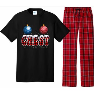 Chest Nuts Matching Chestnuts Funny Christmas Couples Nuts Cool Gift Pajama Set