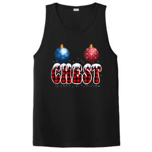 Chest Nuts Matching Chestnuts Funny Christmas Couples Nuts Cool Gift PosiCharge Competitor Tank