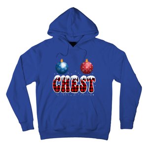 Chest Nuts Matching Chestnuts Funny Christmas Couples Nuts Cool Gift Hoodie