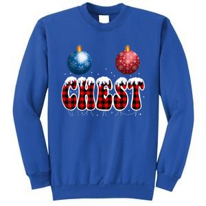 Chest Nuts Matching Chestnuts Funny Christmas Couples Nuts Cool Gift Sweatshirt