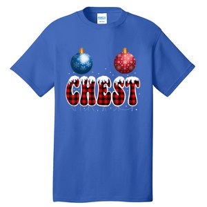 Chest Nuts Matching Chestnuts Funny Christmas Couples Nuts Cool Gift Tall T-Shirt