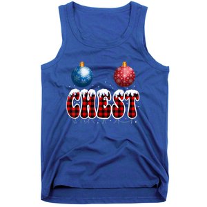 Chest Nuts Matching Chestnuts Funny Christmas Couples Nuts Cool Gift Tank Top