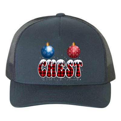 Chest Nuts Matching Chestnuts Funny Christmas Couples Nuts Cool Gift Yupoong Adult 5-Panel Trucker Hat