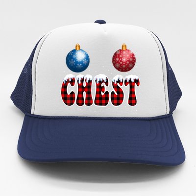 Chest Nuts Matching Chestnuts Funny Christmas Couples Nuts Cool Gift Trucker Hat