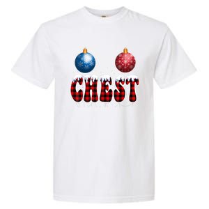 Chest Nuts Matching Chestnuts Funny Christmas Couples Nuts Cool Gift Garment-Dyed Heavyweight T-Shirt