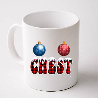 Chest Nuts Matching Chestnuts Funny Christmas Couples Nuts Cool Gift Coffee Mug