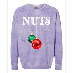 Chest Nuts Matching Chestnuts Christmas Couples Nuts Gift Colorblast Crewneck Sweatshirt