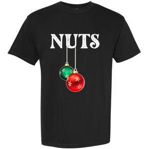 Chest Nuts Matching Chestnuts Christmas Couples Nuts Gift Garment-Dyed Heavyweight T-Shirt