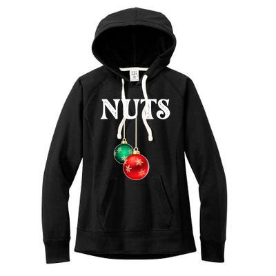 Chest Nuts Matching Chestnuts Christmas Couples Nuts Gift Women's Fleece Hoodie