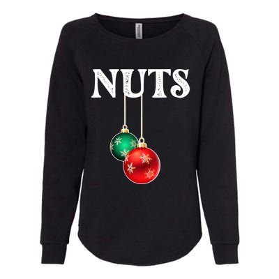 Chest Nuts Matching Chestnuts Christmas Couples Nuts Gift Womens California Wash Sweatshirt