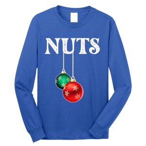 Chest Nuts Matching Chestnuts Christmas Couples Nuts Gift Long Sleeve Shirt