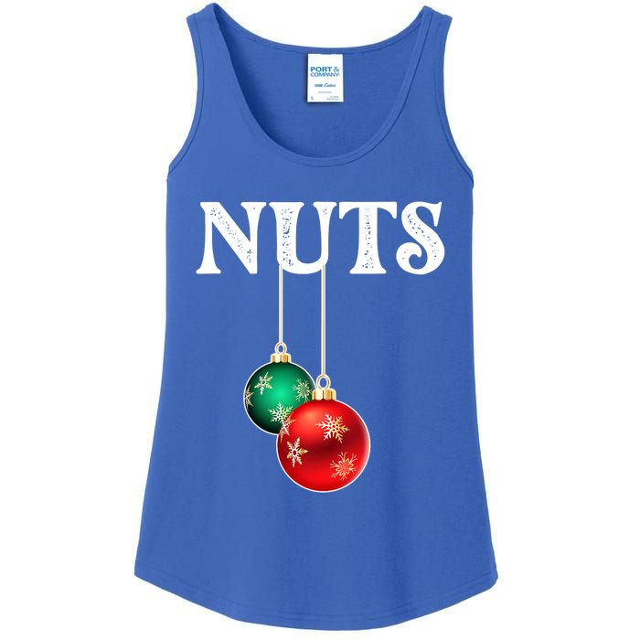 Chest Nuts Matching Chestnuts Christmas Couples Nuts Gift Ladies Essential Tank