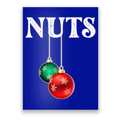 Chest Nuts Matching Chestnuts Christmas Couples Nuts Gift Poster