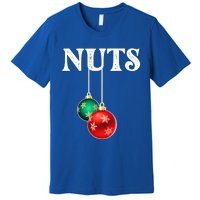 Chest Nuts Matching Chestnuts Christmas Couples Nuts Gift Premium T-Shirt