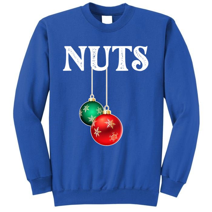 Chest Nuts Matching Chestnuts Christmas Couples Nuts Gift Tall Sweatshirt