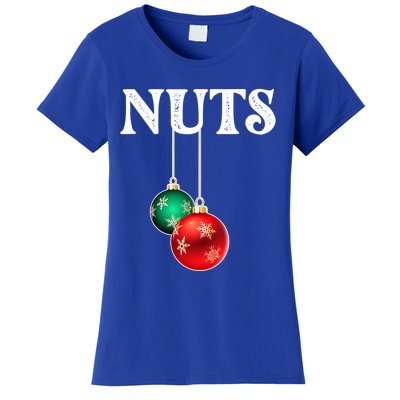 Chest Nuts Matching Chestnuts Christmas Couples Nuts Gift Women's T-Shirt