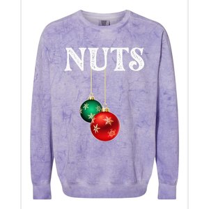 Chest Nuts Matching Chestnuts Christmas Couples Nuts Colorblast Crewneck Sweatshirt