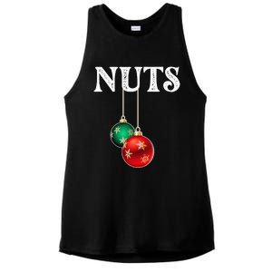 Chest Nuts Matching Chestnuts Christmas Couples Nuts Ladies PosiCharge Tri-Blend Wicking Tank