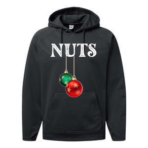 Chest Nuts Matching Chestnuts Christmas Couples Nuts Performance Fleece Hoodie