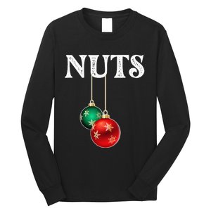 Chest Nuts Matching Chestnuts Christmas Couples Nuts Long Sleeve Shirt