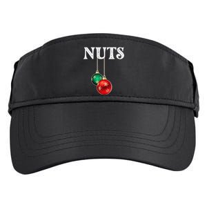 Chest Nuts Matching Chestnuts Christmas Couples Nuts Adult Drive Performance Visor