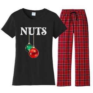 Chest Nuts Matching Chestnuts Christmas Couples Nuts Women's Flannel Pajama Set