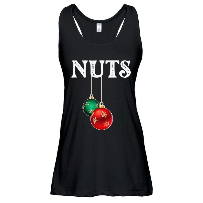 Chest Nuts Matching Chestnuts Christmas Couples Nuts Ladies Essential Flowy Tank