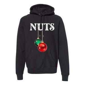 Chest Nuts Matching Chestnuts Christmas Couples Nuts Premium Hoodie