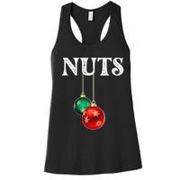 Chest Nuts Matching Chestnuts Christmas Couples Nuts Women's Racerback Tank