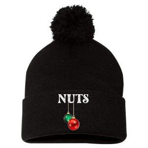 Chest Nuts Matching Chestnuts Christmas Couples Nuts Pom Pom 12in Knit Beanie