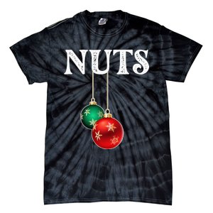 Chest Nuts Matching Chestnuts Christmas Couples Nuts Tie-Dye T-Shirt