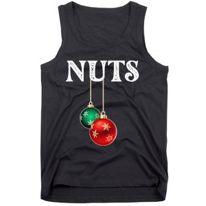 Chest Nuts Matching Chestnuts Christmas Couples Nuts Tank Top