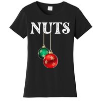 Chest Nuts Matching Chestnuts Christmas Couples Nuts Women's T-Shirt