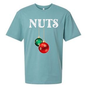 Chest Nuts Matching Chestnuts Christmas Couples Nuts Sueded Cloud Jersey T-Shirt