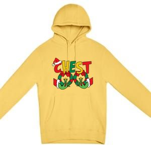 Chest Nuts Matching Chestnuts Funny Christmas Couples Nuts Gift Premium Pullover Hoodie