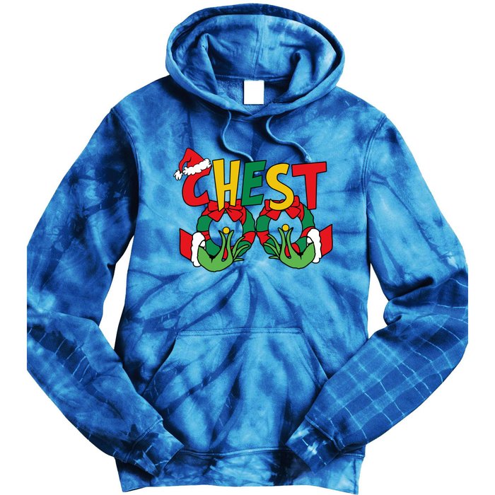 Chest Nuts Matching Chestnuts Funny Christmas Couples Nuts Gift Tie Dye Hoodie