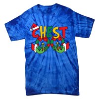 Chest Nuts Matching Chestnuts Funny Christmas Couples Nuts Gift Tie-Dye T-Shirt