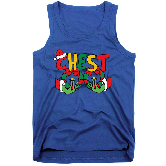 Chest Nuts Matching Chestnuts Funny Christmas Couples Nuts Gift Tank Top