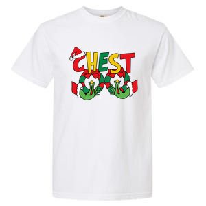 Chest Nuts Matching Chestnuts Funny Christmas Couples Nuts Gift Garment-Dyed Heavyweight T-Shirt