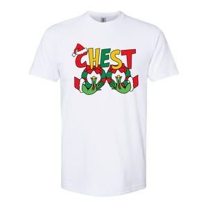 Chest Nuts Matching Chestnuts Funny Christmas Couples Nuts Gift Softstyle CVC T-Shirt