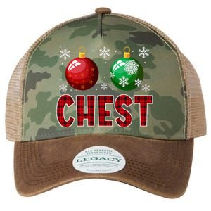 Chest Nuts Matching Chestnuts Funny Christmas Couples Xmas Legacy Tie Dye Trucker Hat