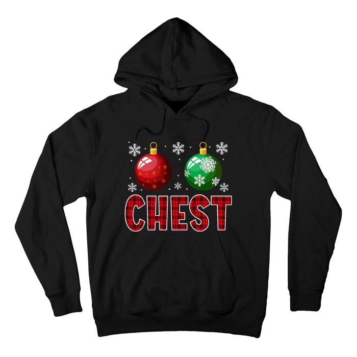 Chest Nuts Matching Chestnuts Funny Christmas Couples Xmas Hoodie